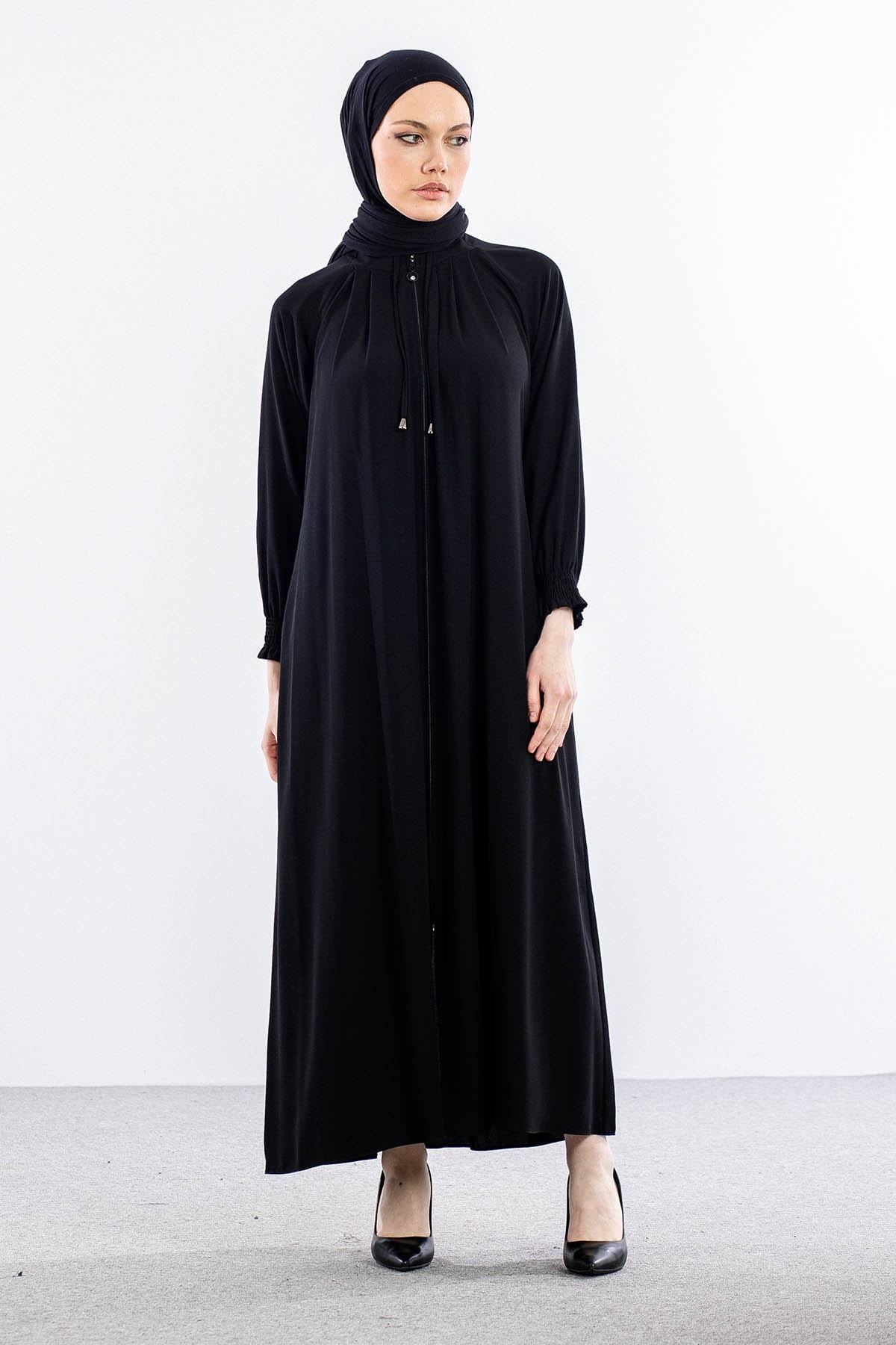 2047 Ferace 38-48 Mevlana - Siyah