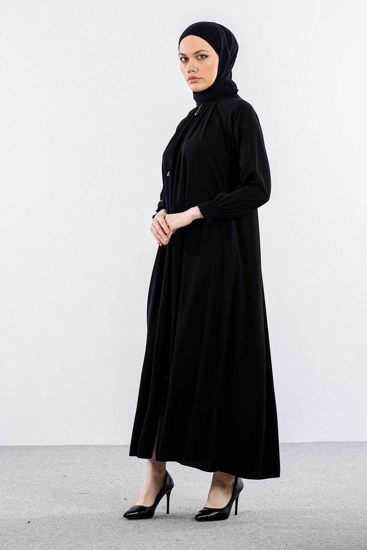 2047 Ferace 38-48 Mevlana - Siyah