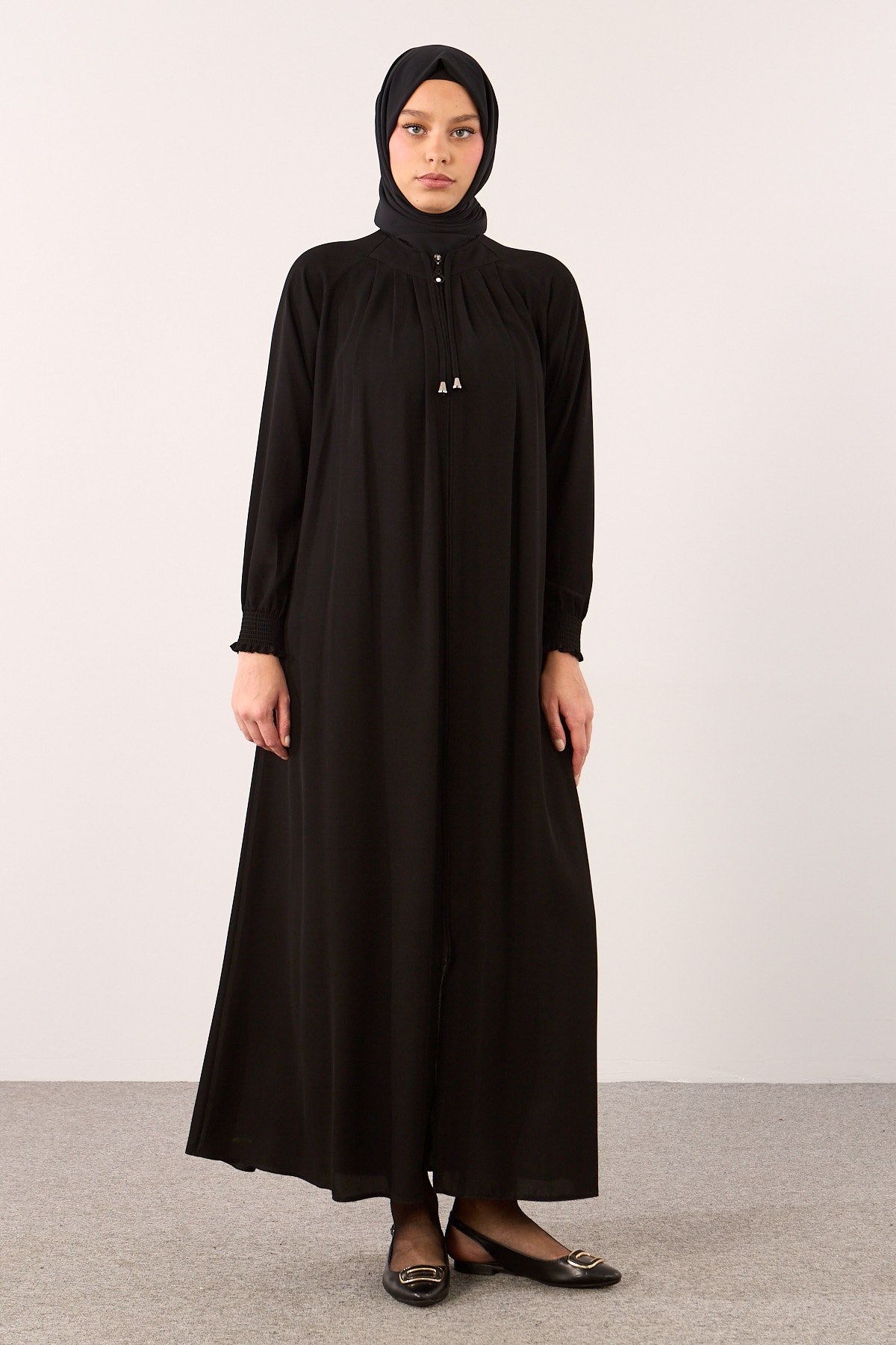 2047 Ferace 38-48 Mevlana - Siyah