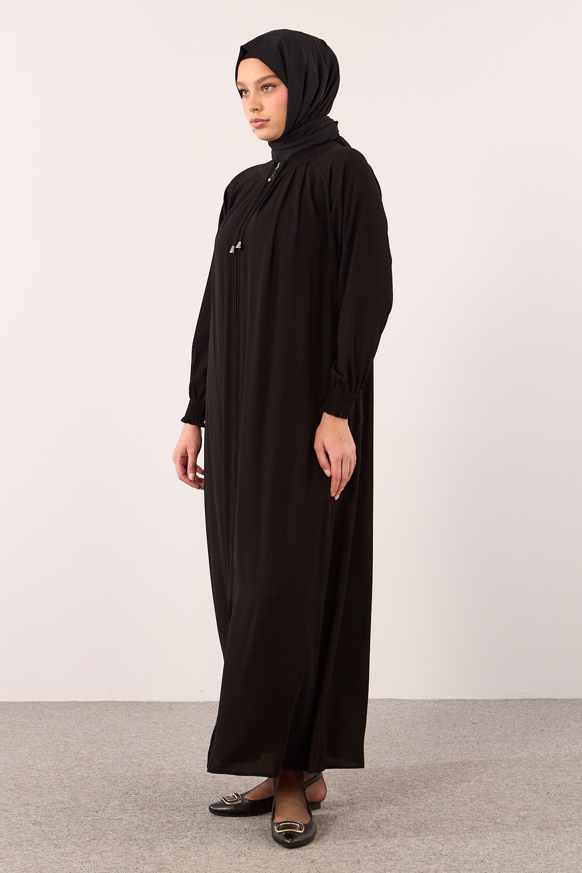 2047 Ferace 38-48 Mevlana - Siyah