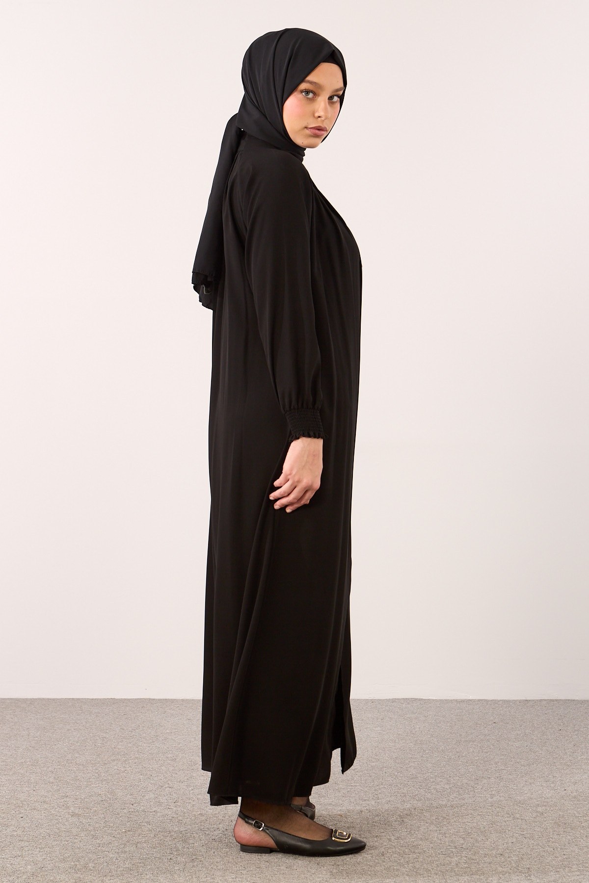 2047 Ferace 38-48 Mevlana - Siyah