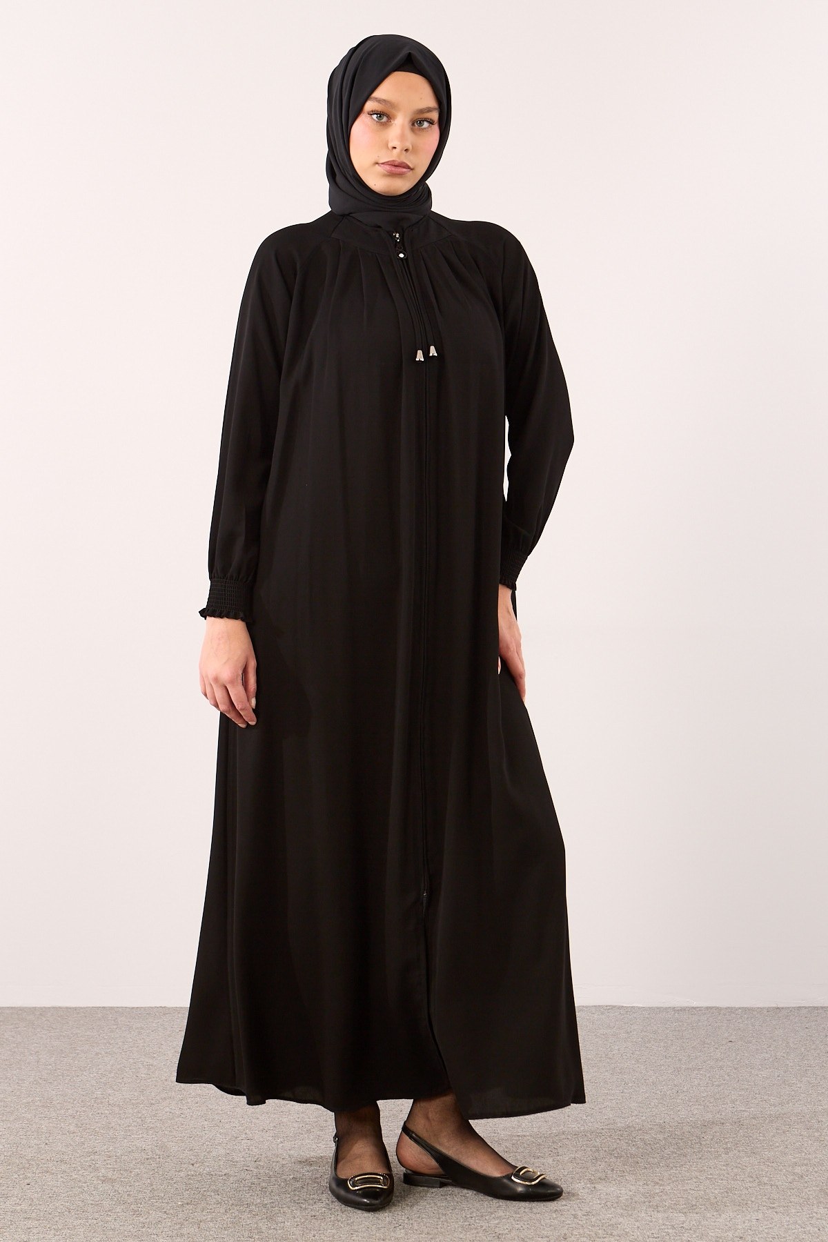 2047 Ferace 38-48 Mevlana - Siyah