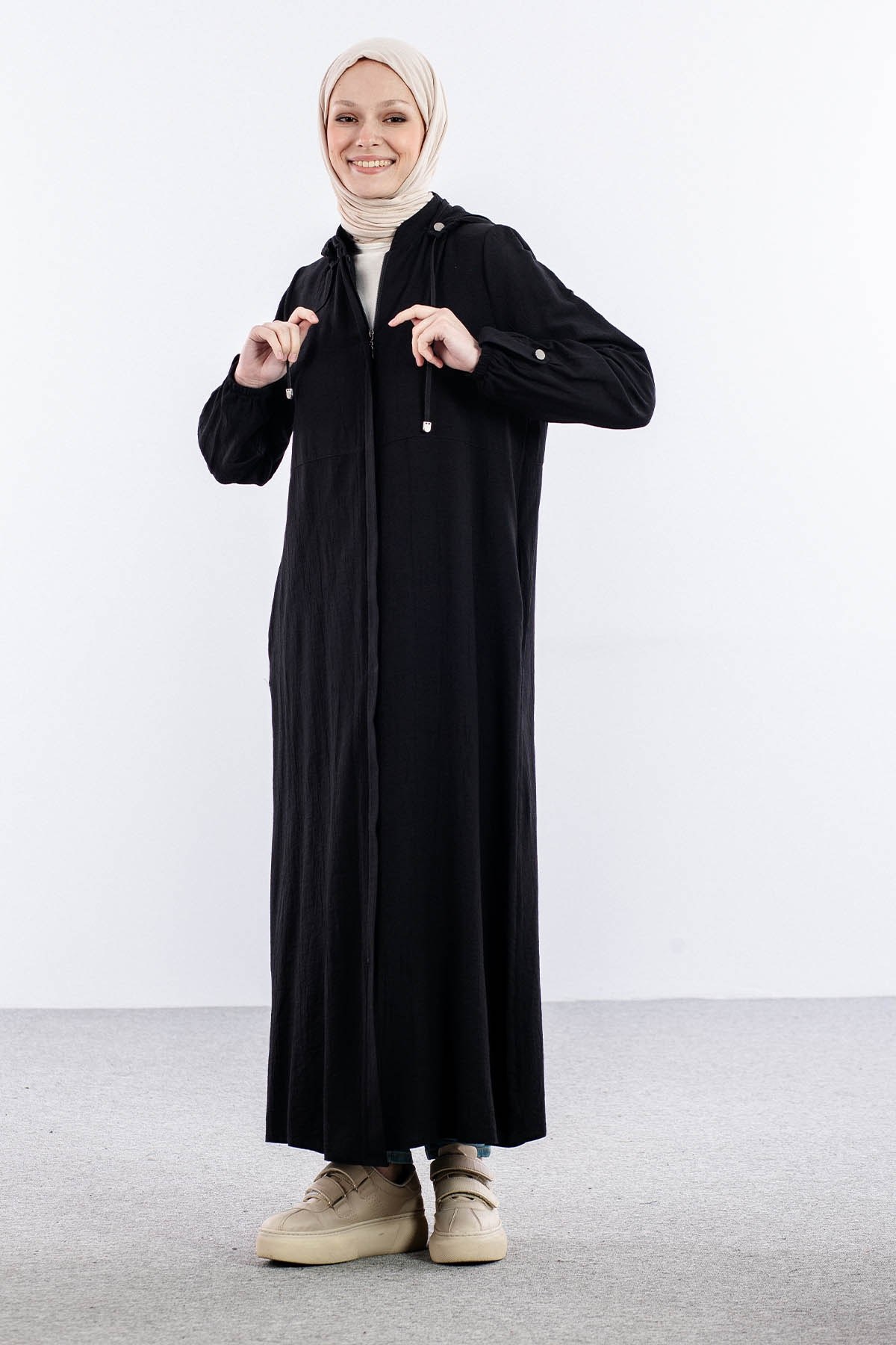 2503 A. Boy Kap 40-50 - Siyah