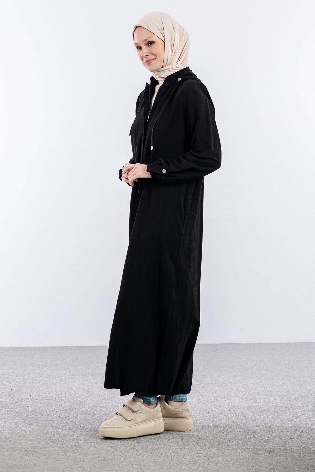 2503 A. Boy Kap 40-50 - Siyah