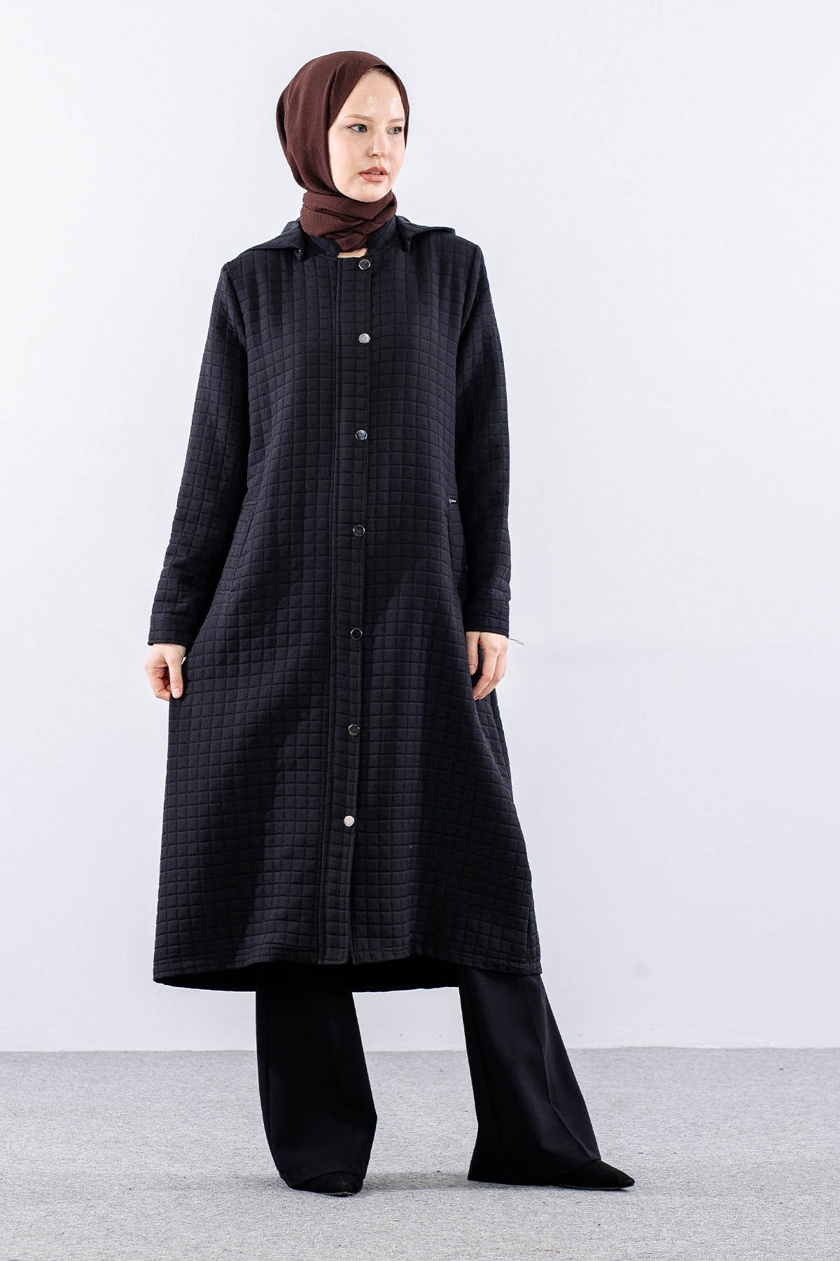 2524 Kapitone Kap 42-52 - Siyah