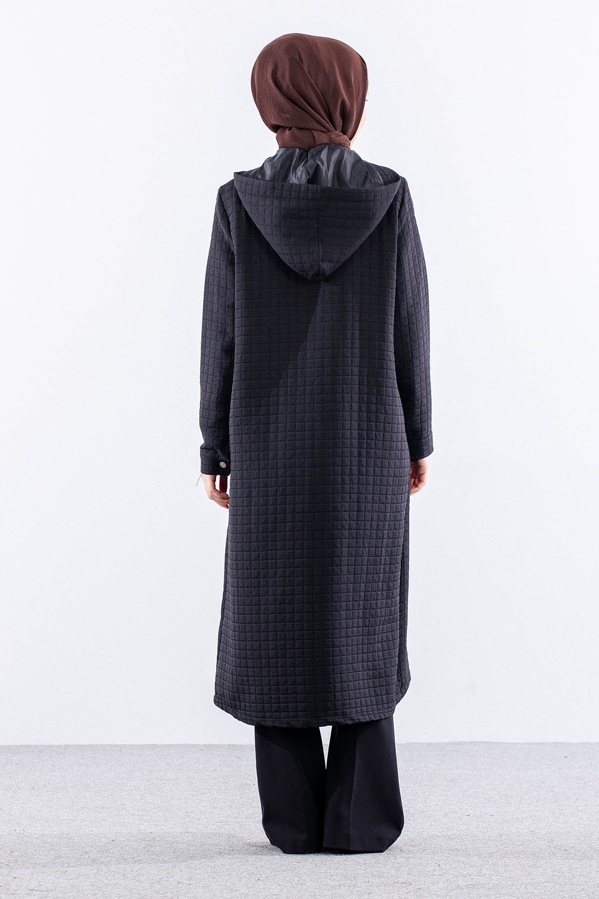 2524 Kapitone Kap 42-52 - Siyah