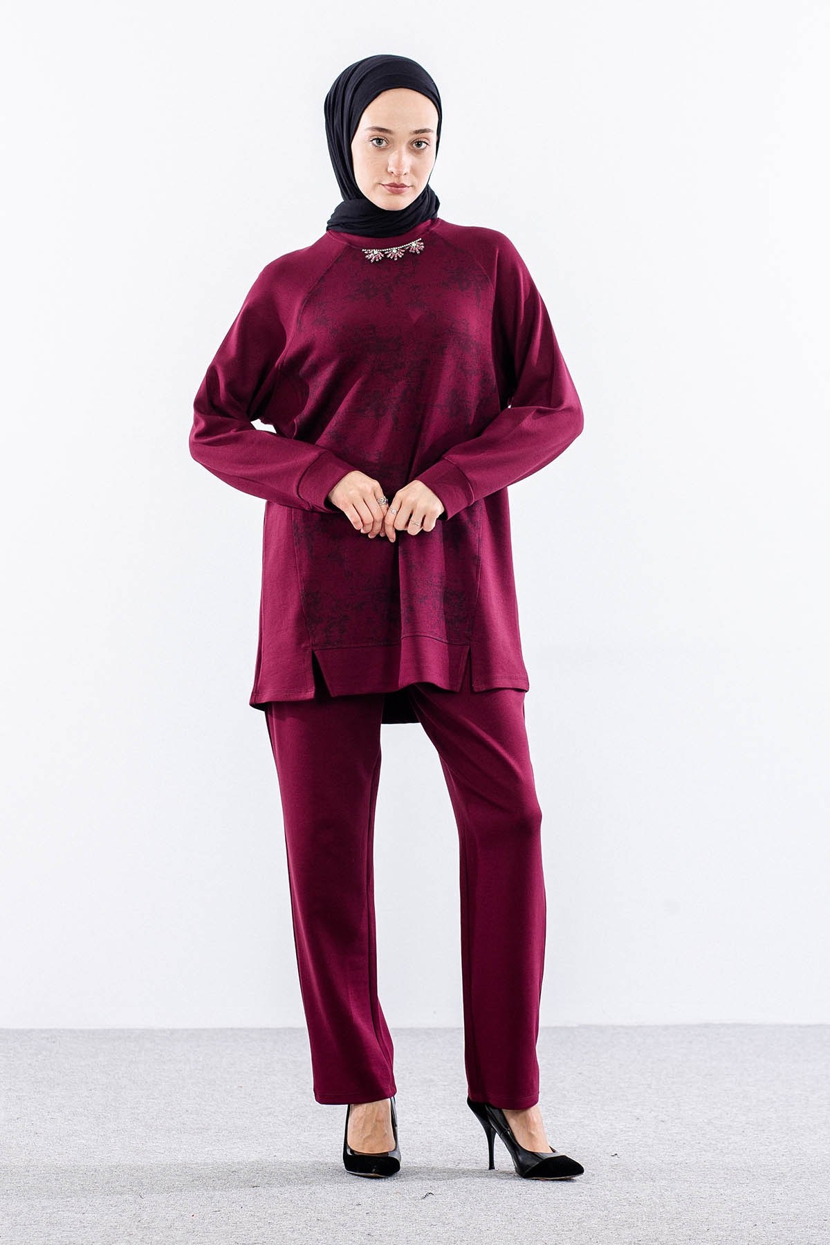 25302 Takım 44-46 - Bordo