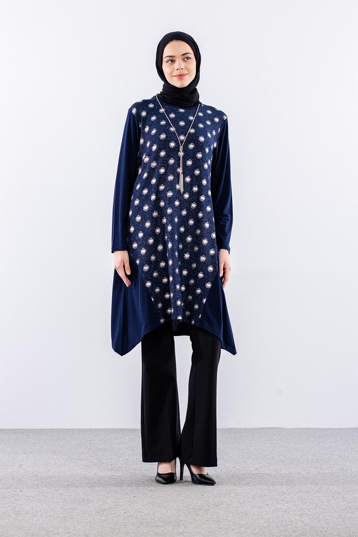 2560 Tunik L-XL-XXL-3XL - Lacivert