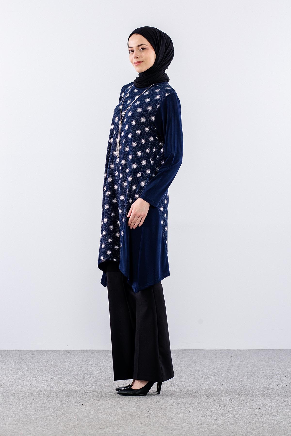 2560 Tunik L-XL-XXL-3XL - Lacivert