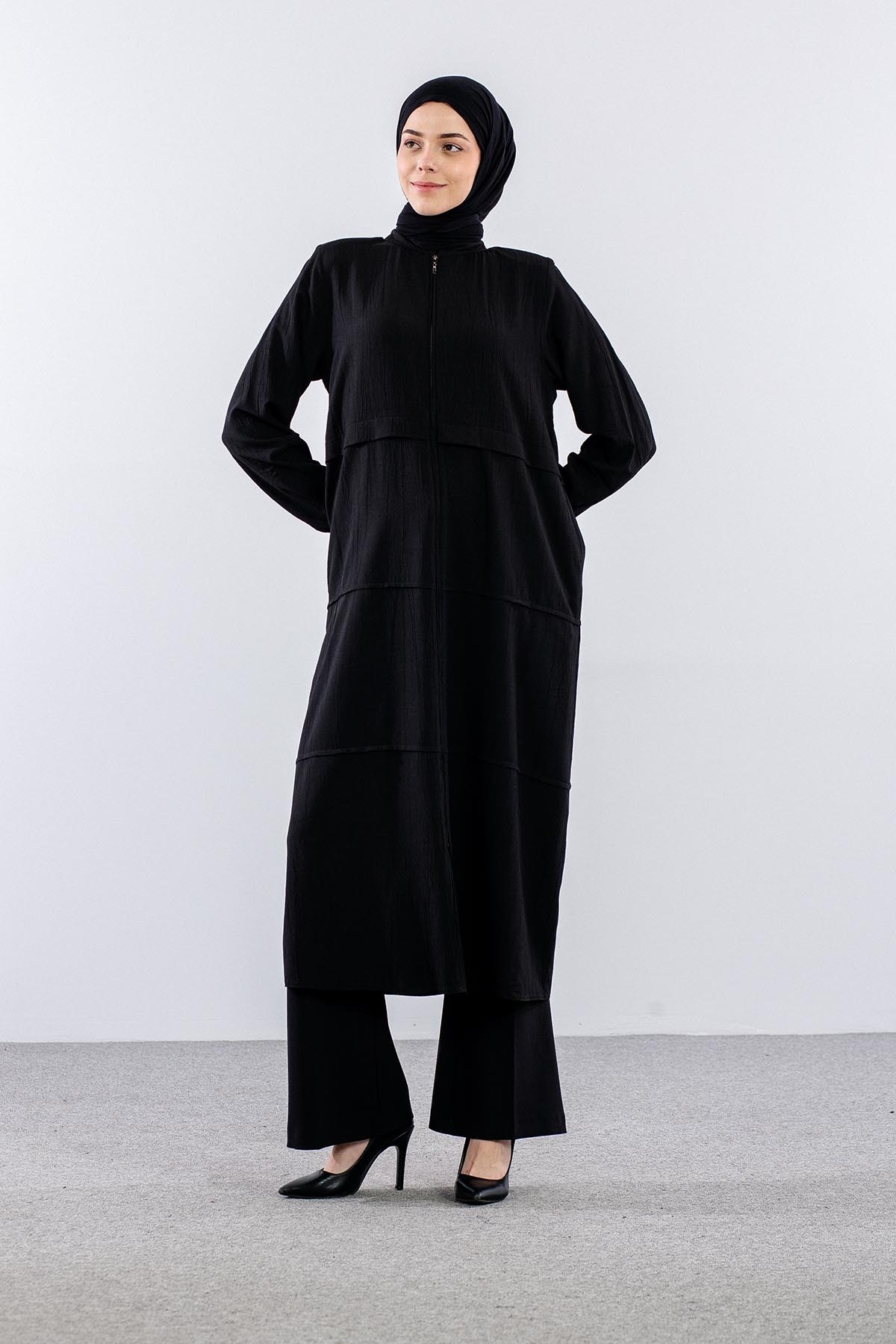 2649 A. Boy Kap 42-52 Spor Dikiş - Siyah