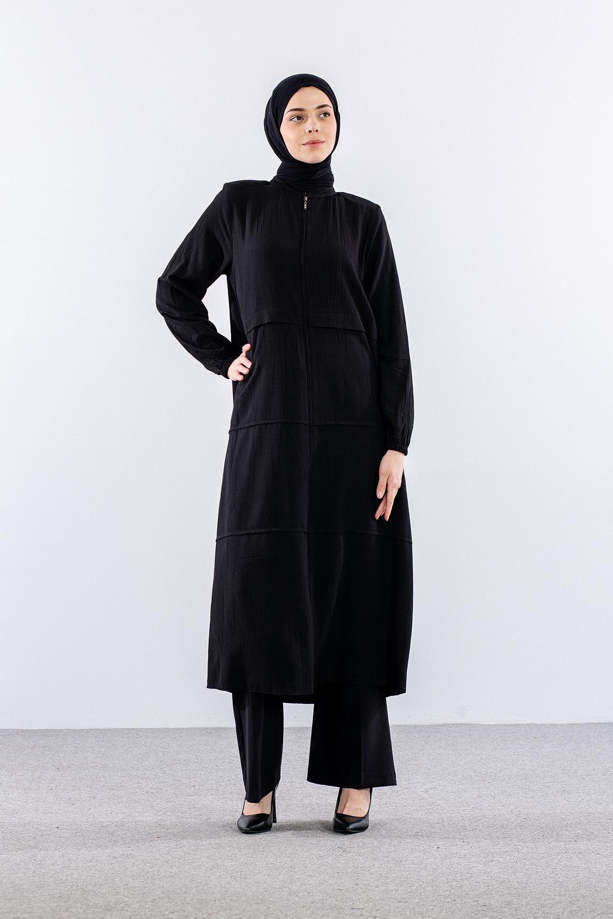 2649 A. Boy Kap 42-52 Spor Dikiş - Siyah