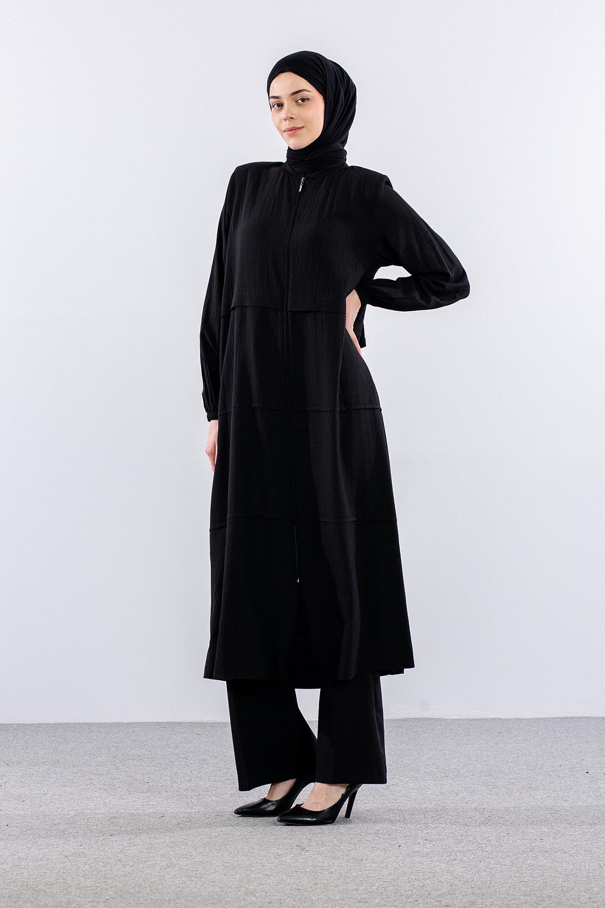 2649 A. Boy Kap 42-52 Spor Dikiş - Siyah