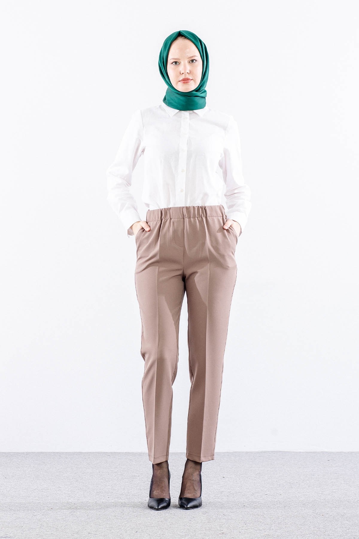 3210 Pantolon 40-50 - Vizon