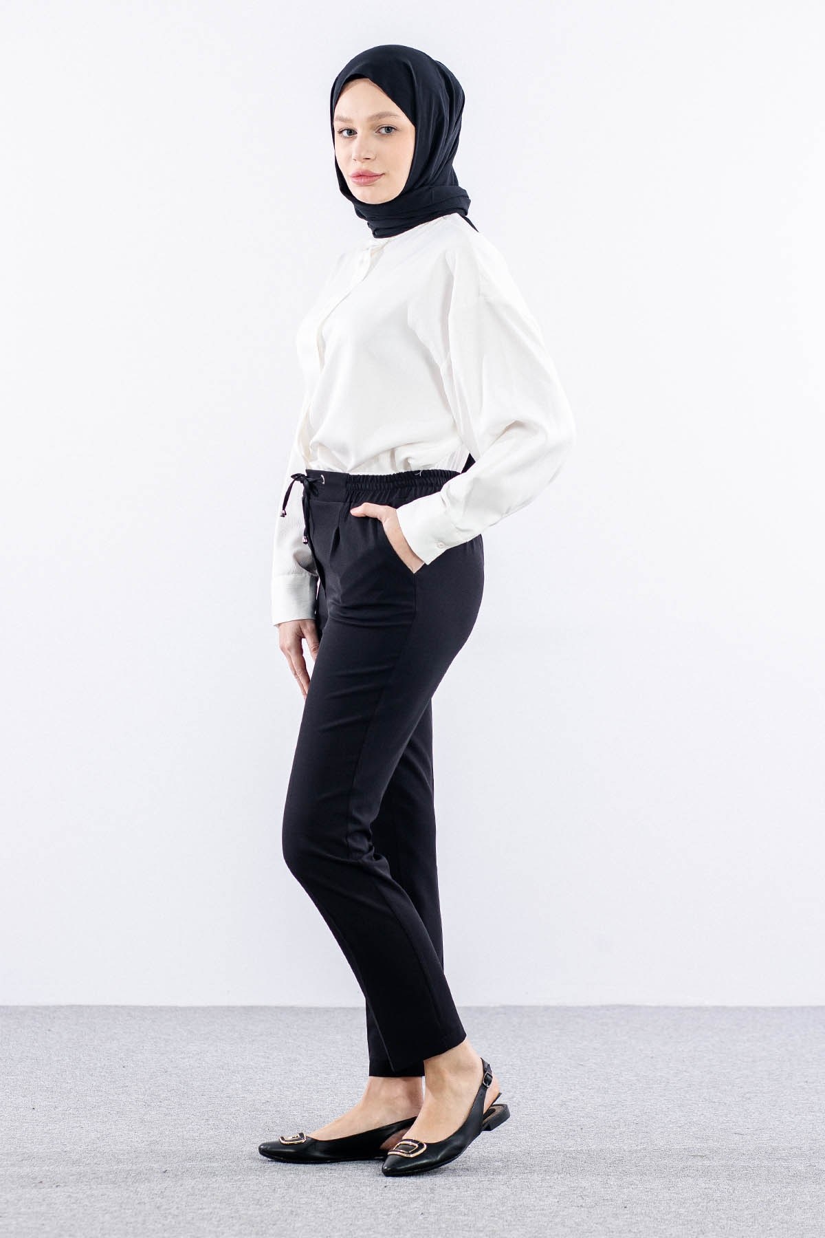3312 Pantolon 38-48 - Siyah