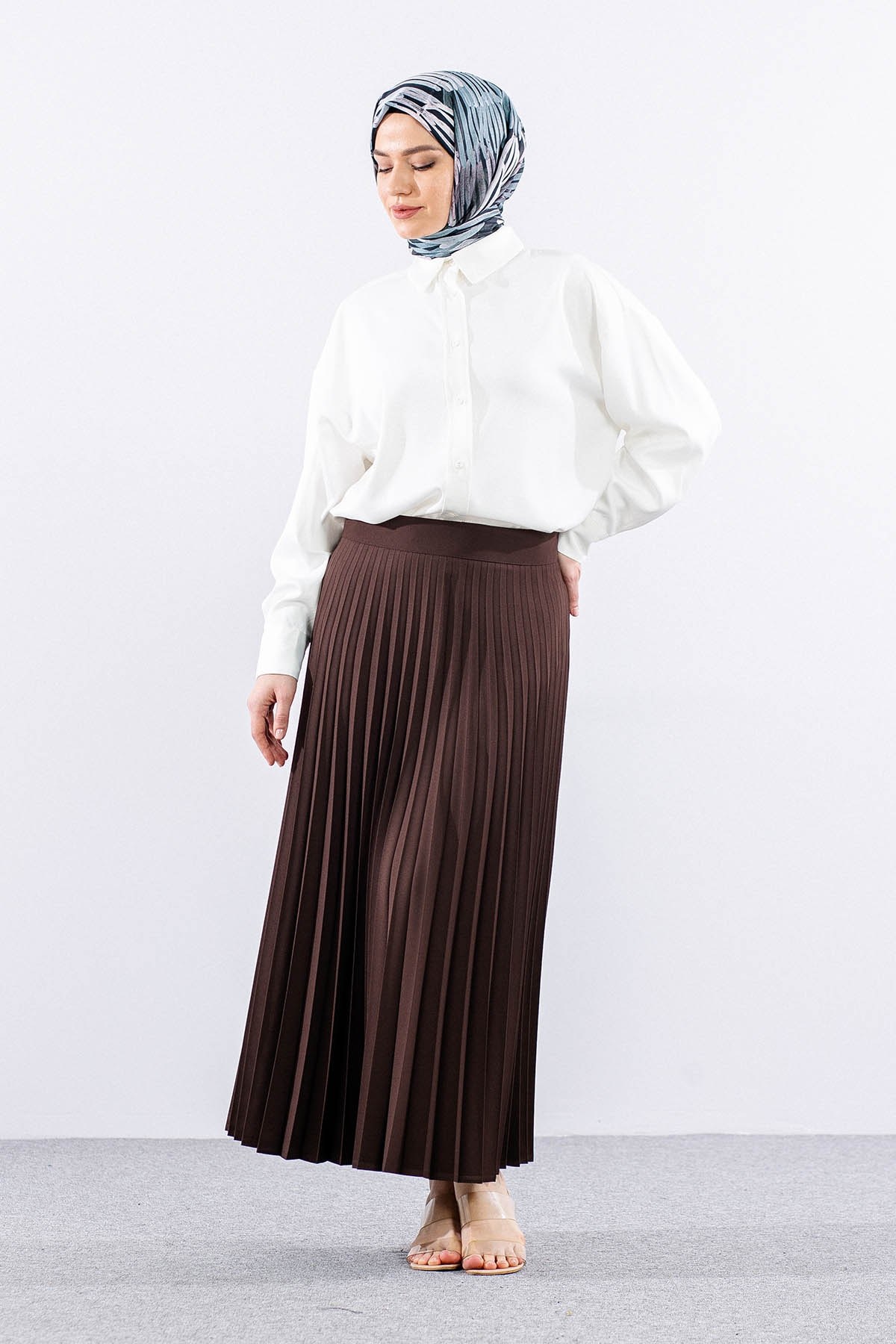 3322 Pilise Etek 40-48 - Kahve