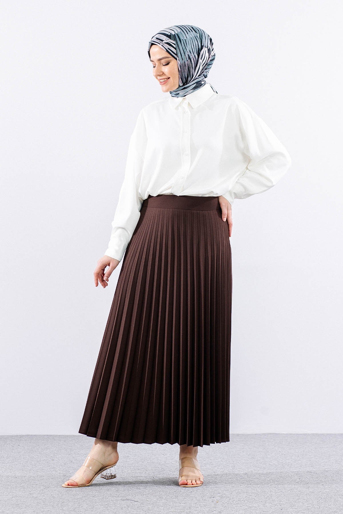 3322 Pilise Etek 40-48 - Kahve
