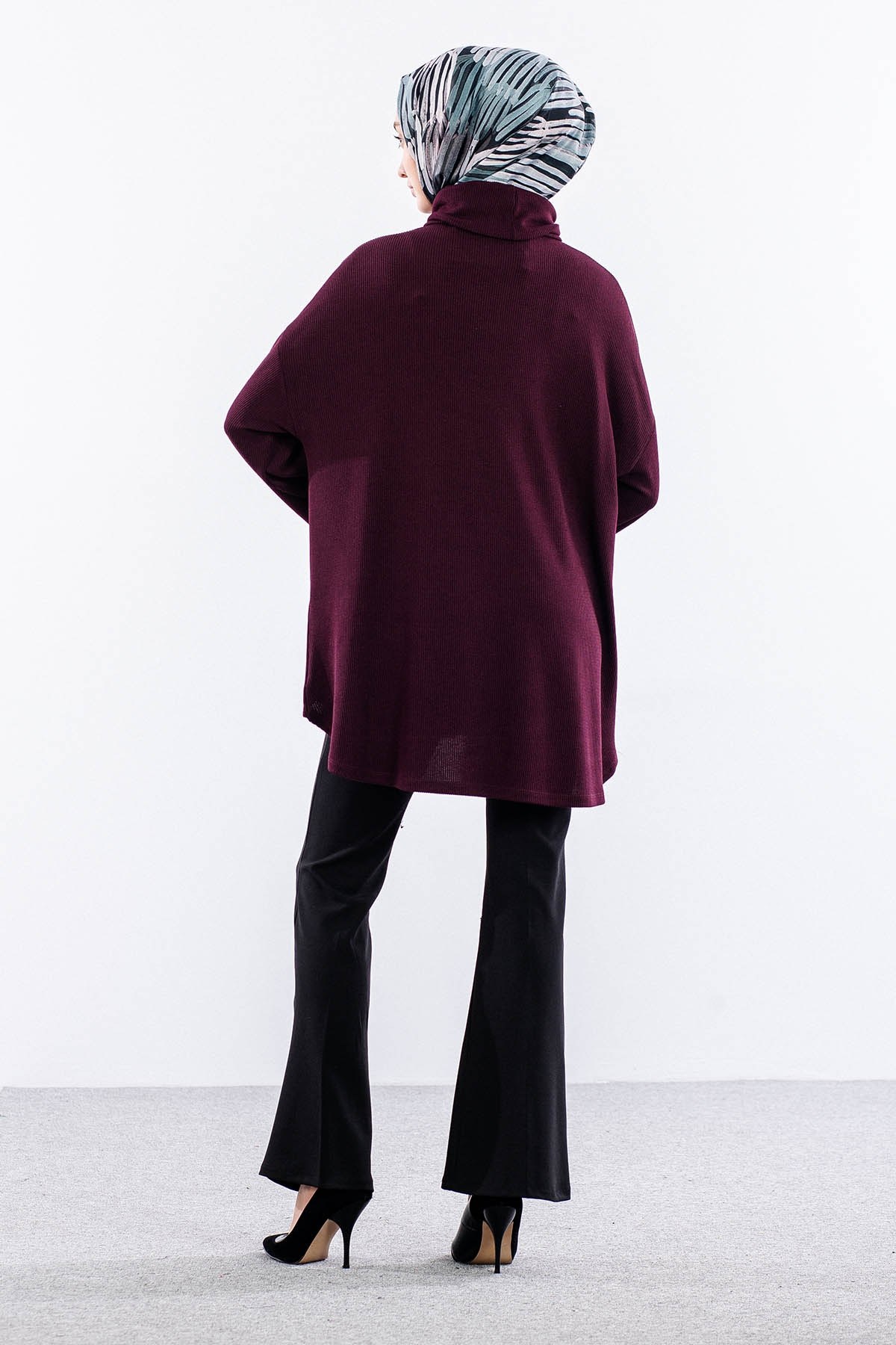 36070 Tunik Tek - Bordo