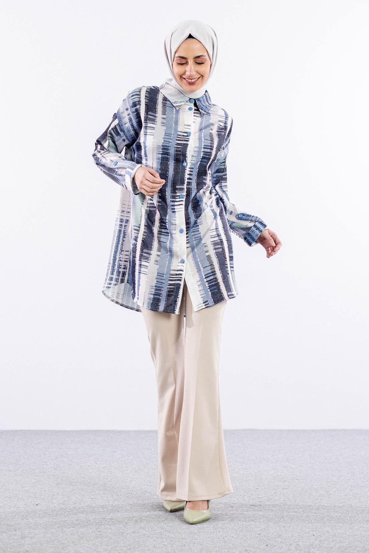 4807 Tunik 38-46 - Lacivert