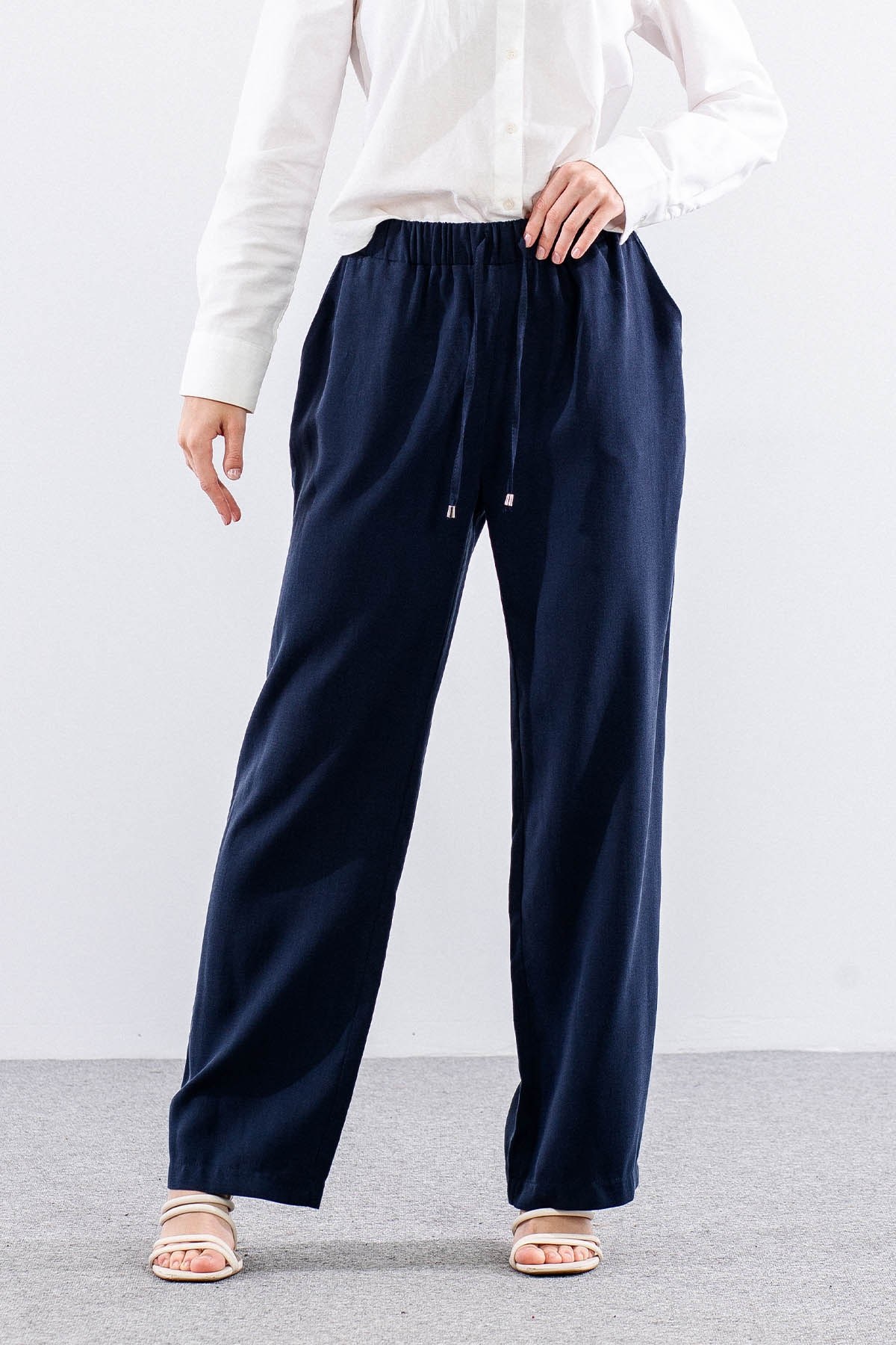 5025 Pantolon 40-50 - Lacivert