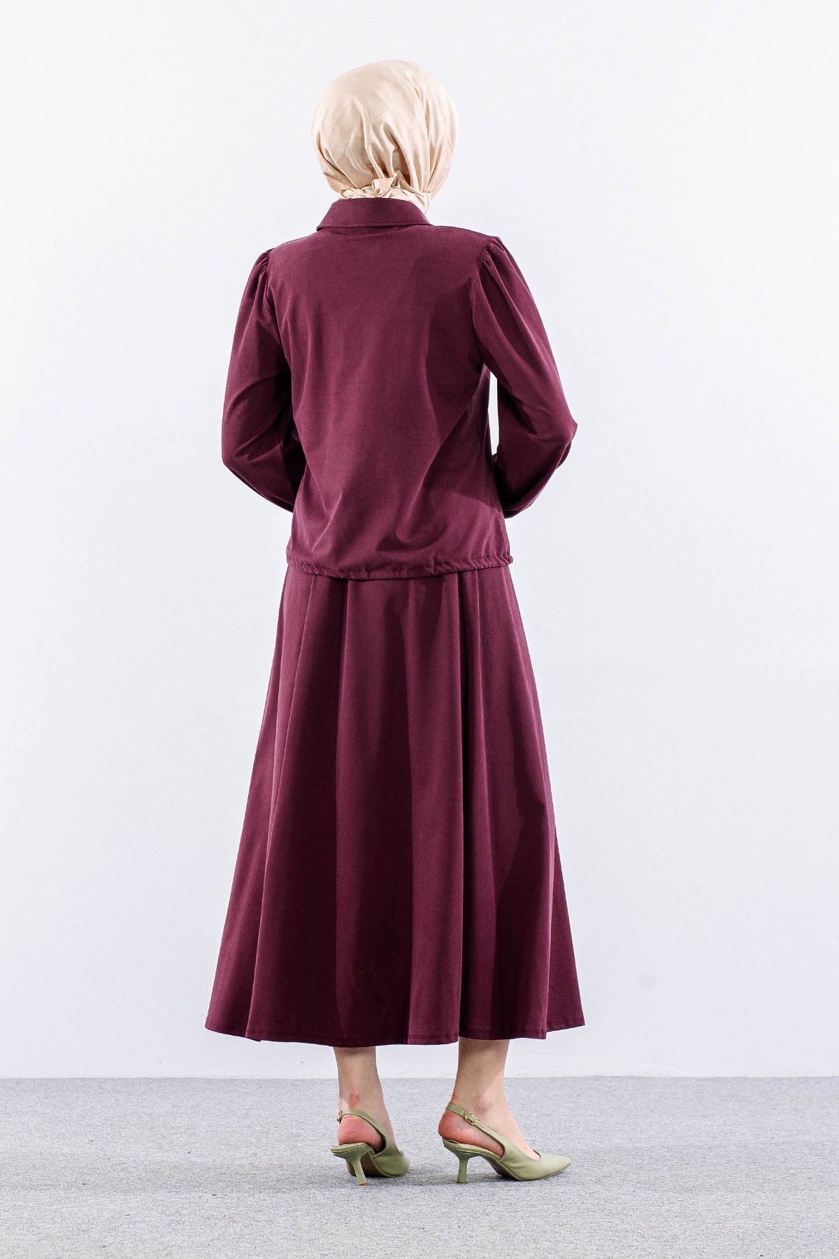 7714 E. Takım 40-48 Zımba Detay - Bordo