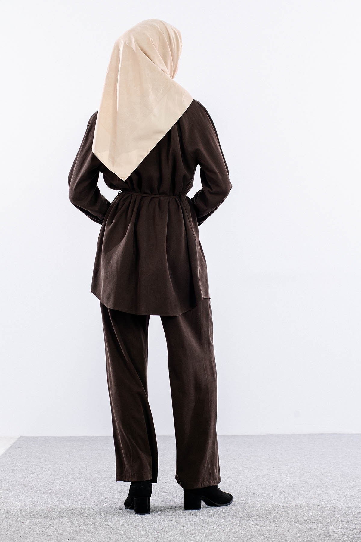 7720 Takım Pantolon 40-48 - Kahve
