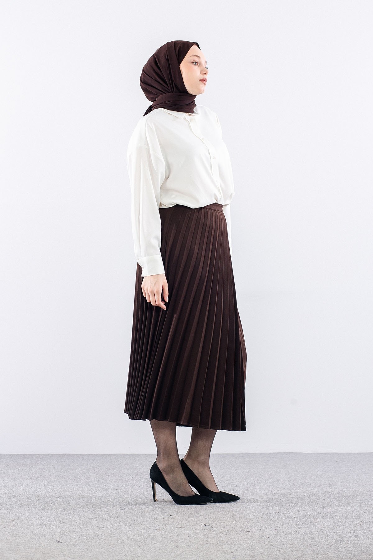 9549-00 Etek 38-42 Pilise Kuşgözü - Kahve