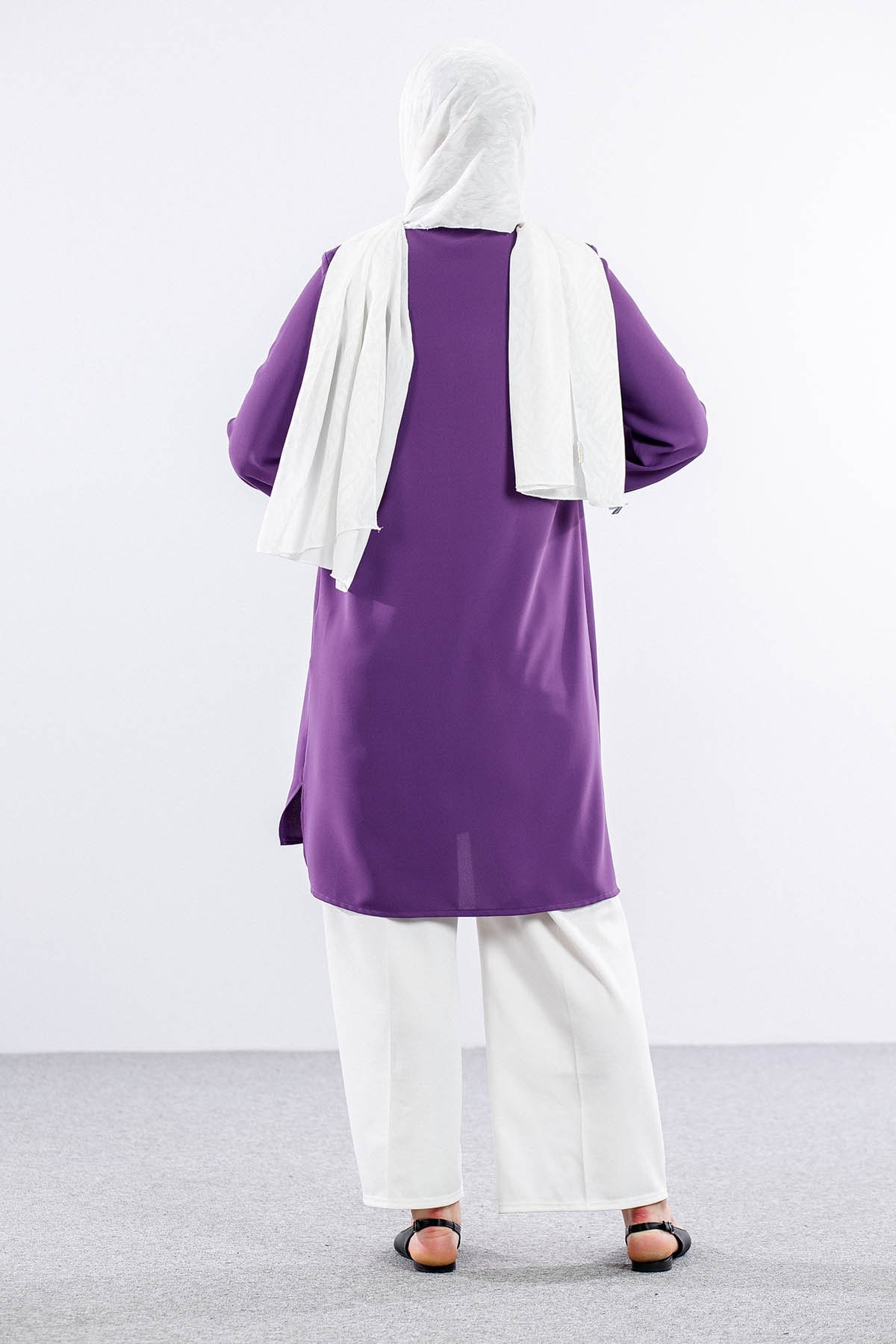 E-1521 Tunik 40-50 - Mor