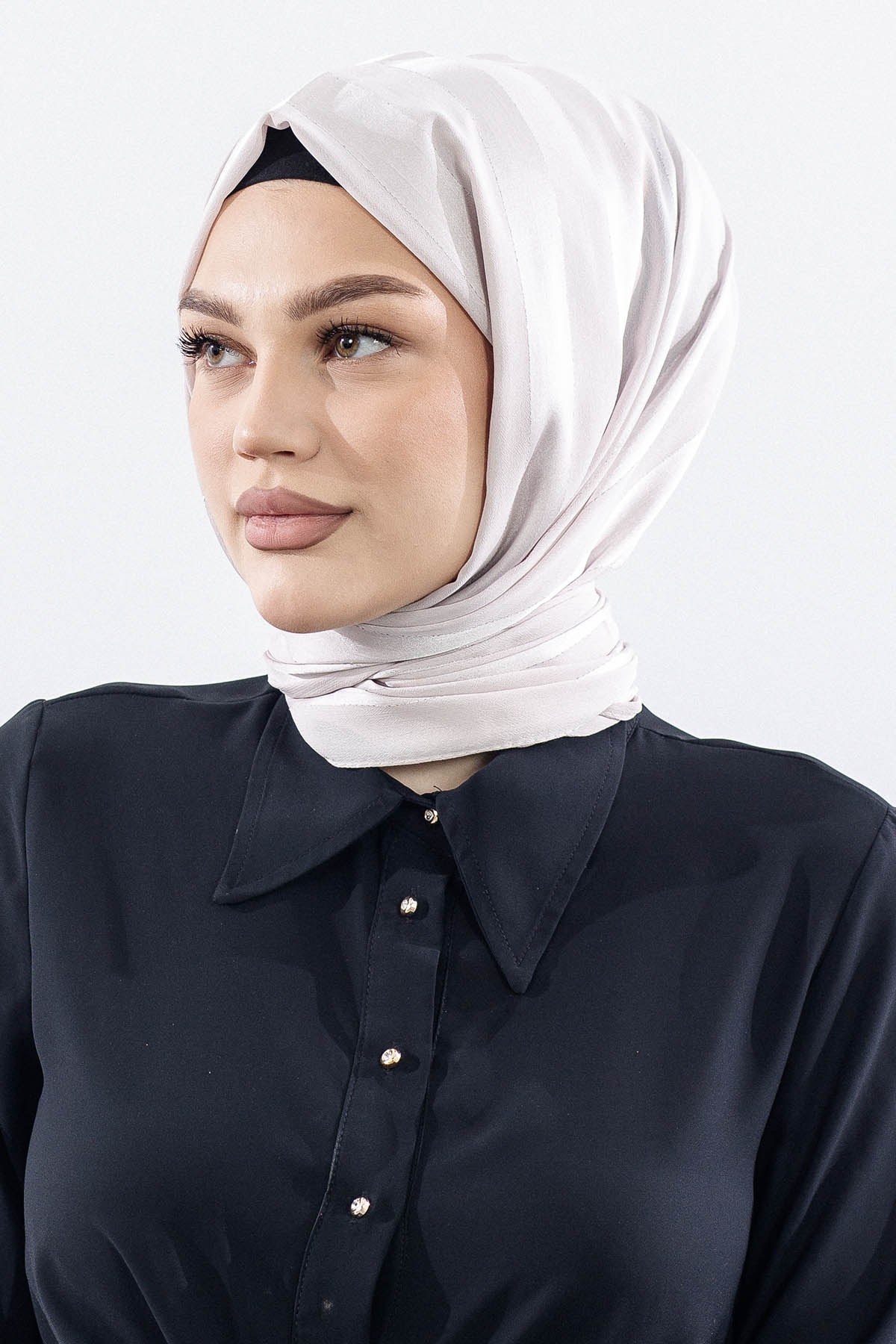 FV Tokyo Şal Şerit Simli - Taş