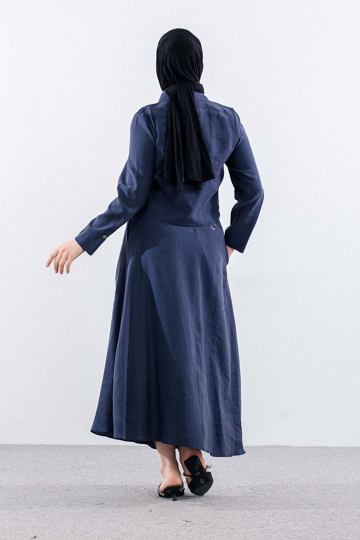 M7729 E. Takım 40-48 Çıtçıt Detay - Lacivert