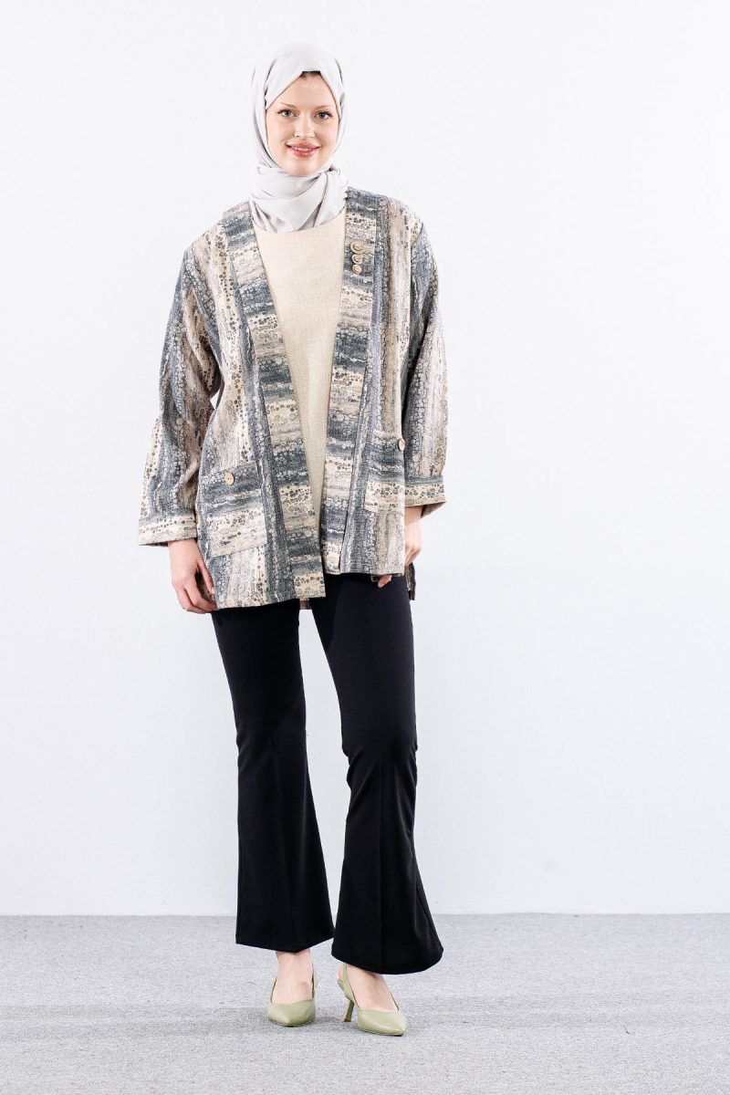 2665 Bayan 2’li Bluz L-XL-2XL-3XL - Siyah
