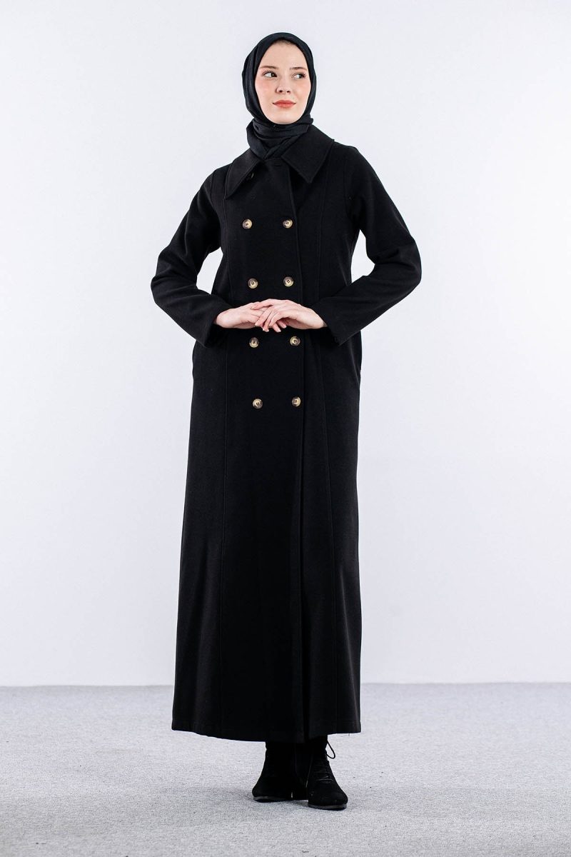 9160-3829 Manto 38-48 - Siyah
