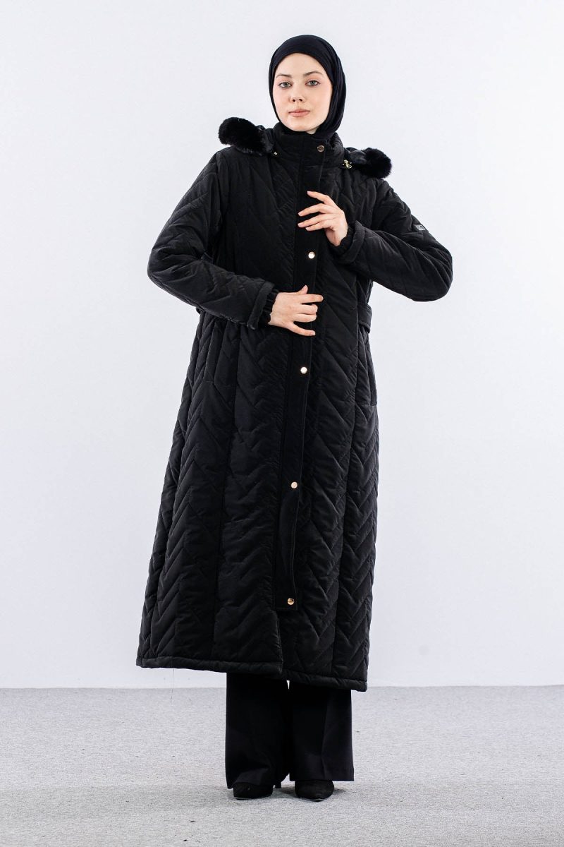 A-2089 Şişme Kaban 42-52 Combo 1989 - Siyah