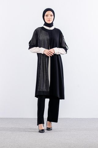 2284 2’li Bluz 42-48 File - Siyah