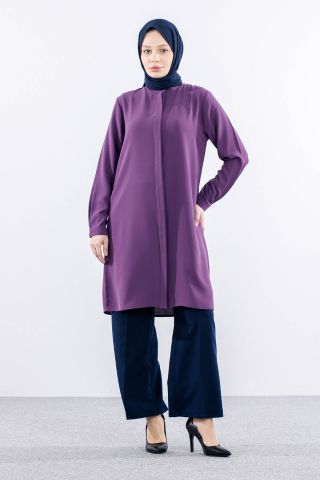2411 Tunik 42-48 Hakımyk - Lila
