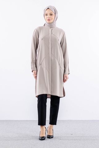 2433 Tunik 42-48 Dks - Bej