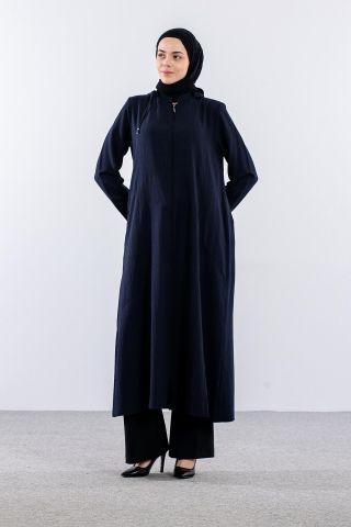 2502 A. Boy Kaban 40-50 Kapüşon Detay - Lacivert