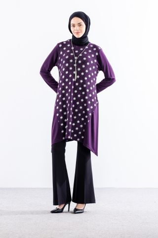 2560 Tunik L-XL-XXL-3XL - Mürdüm