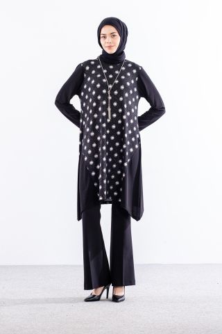 2560 Tunik L-XL-XXL-3XL - Siyah