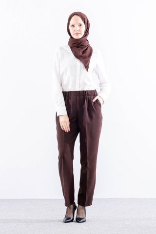 3210 Pantolon 40-50 - Kahve