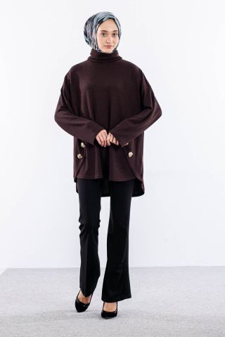 36070 Tunik Tek - Kahve