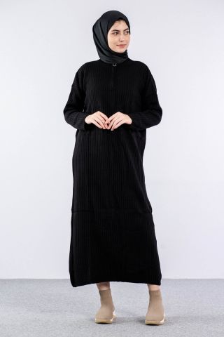 7051 Elbise Tek Ferm - Siyah
