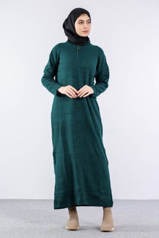 7051 Elbise Tek Ferm - Yeşil