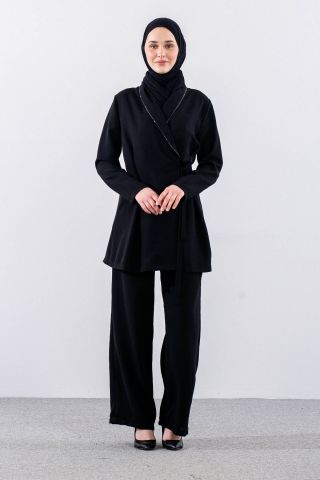 7558 Takım 40-48 Bağlı - Siyah