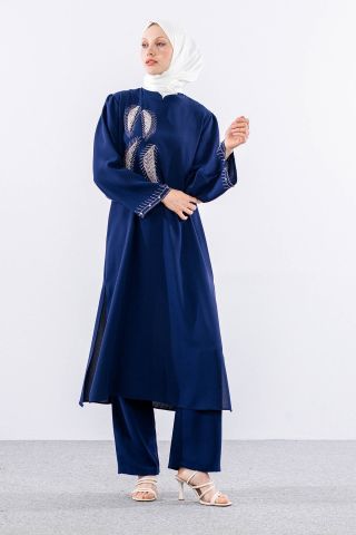 7683 Şık Takım 42-50 Yaprak - Saks