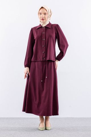 7714 E. Takım 40-48 Zımba Detay - Bordo