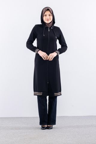 919 Kap 38-52 Sinem Kapüşonlu - Siyah