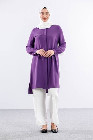 E-1521 Tunik 40-50 - Mor