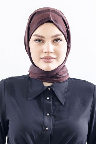 FV Tokyo Şal Şerit Simli - K Kahve