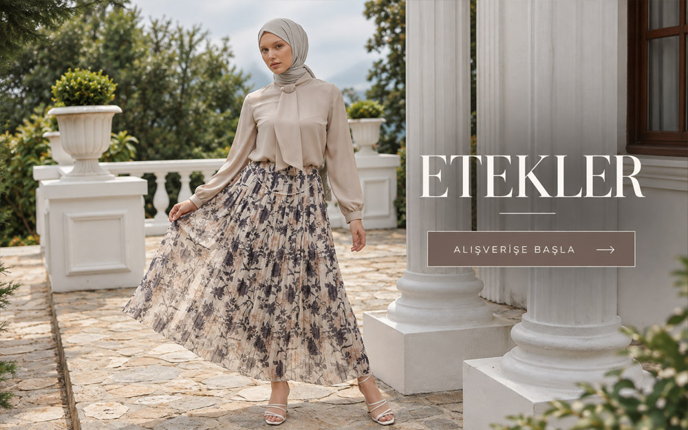 Tekbir yeni sezon uzun etek ve tesettür etek modelleri
